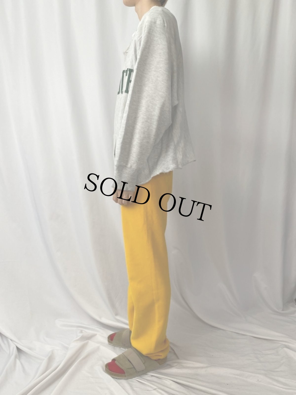 画像3: 80's Champion REVERSE WEAVE トリコタグ USA製 "DARTMOUTH" カットオフ プリントスウェット XL (3)