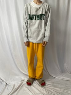 画像2: 80's Champion REVERSE WEAVE トリコタグ USA製 "DARTMOUTH" カットオフ プリントスウェット XL (2)