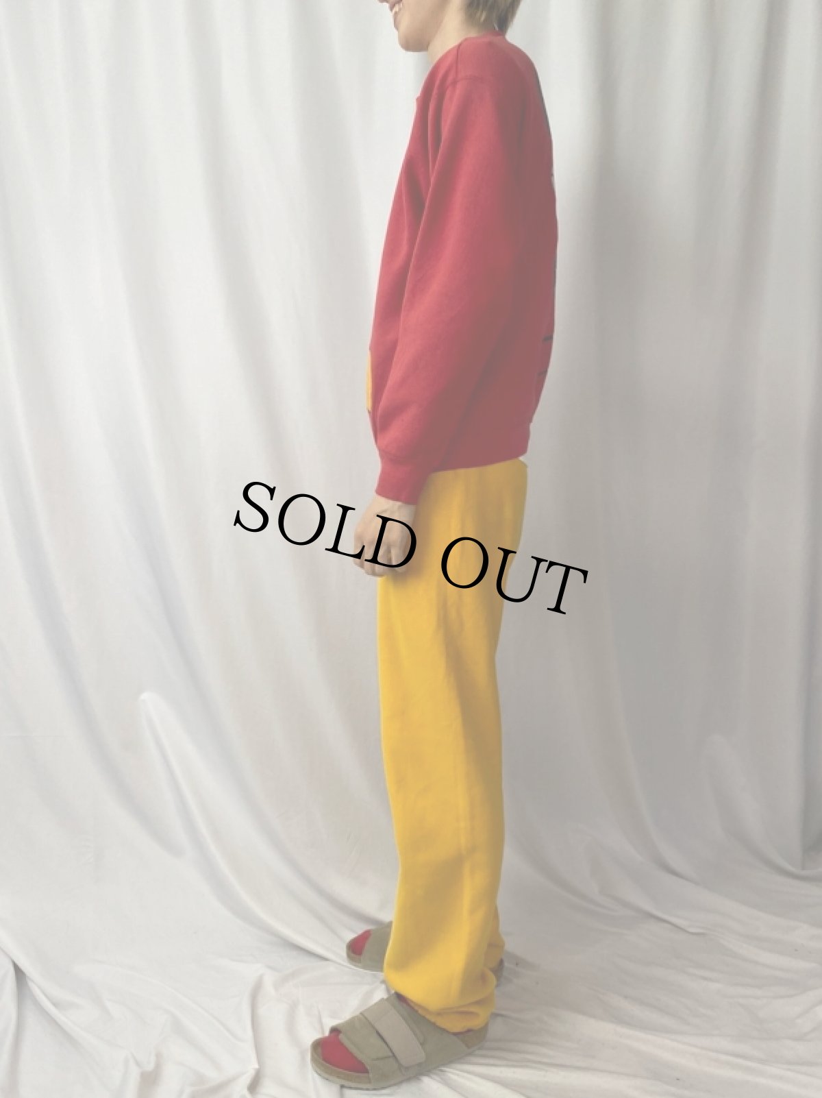 画像3: 90's MICKEY&CO. 青パンミッキー キャラクタープリントスウェット (3)