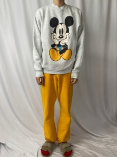 画像2: 90's MICKEY&CO. 青パンミッキー キャラクタープリントスウェット (2)