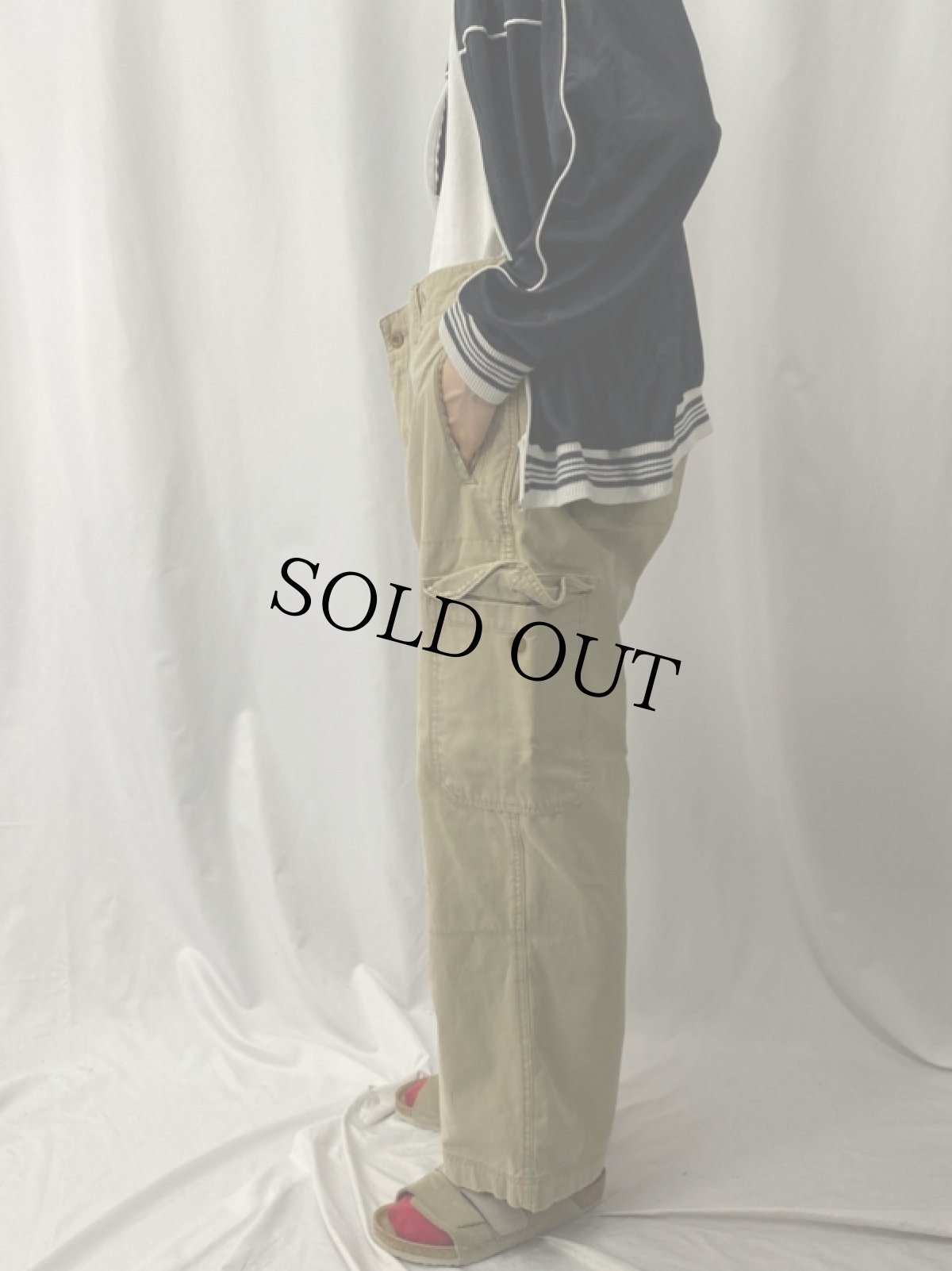 画像3: AMERICAN EAGLE OUTFITTERS ミリタリータイプ カーゴパンツ W37 (3)