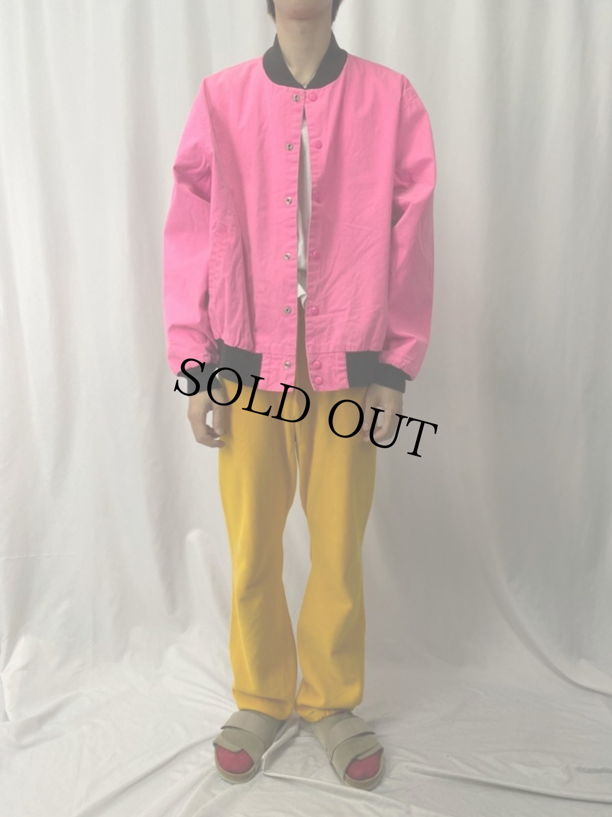 画像2: 90's Wrangler "BRUSHPOPPER" コットンジャケット XL (2)