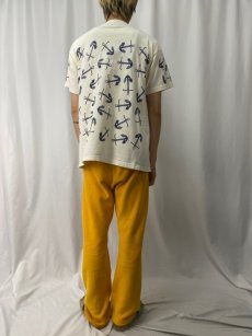 画像4: 90's MICHIGAN RAG CO. USA製 アンカー柄 プリントTシャツ XL (4)