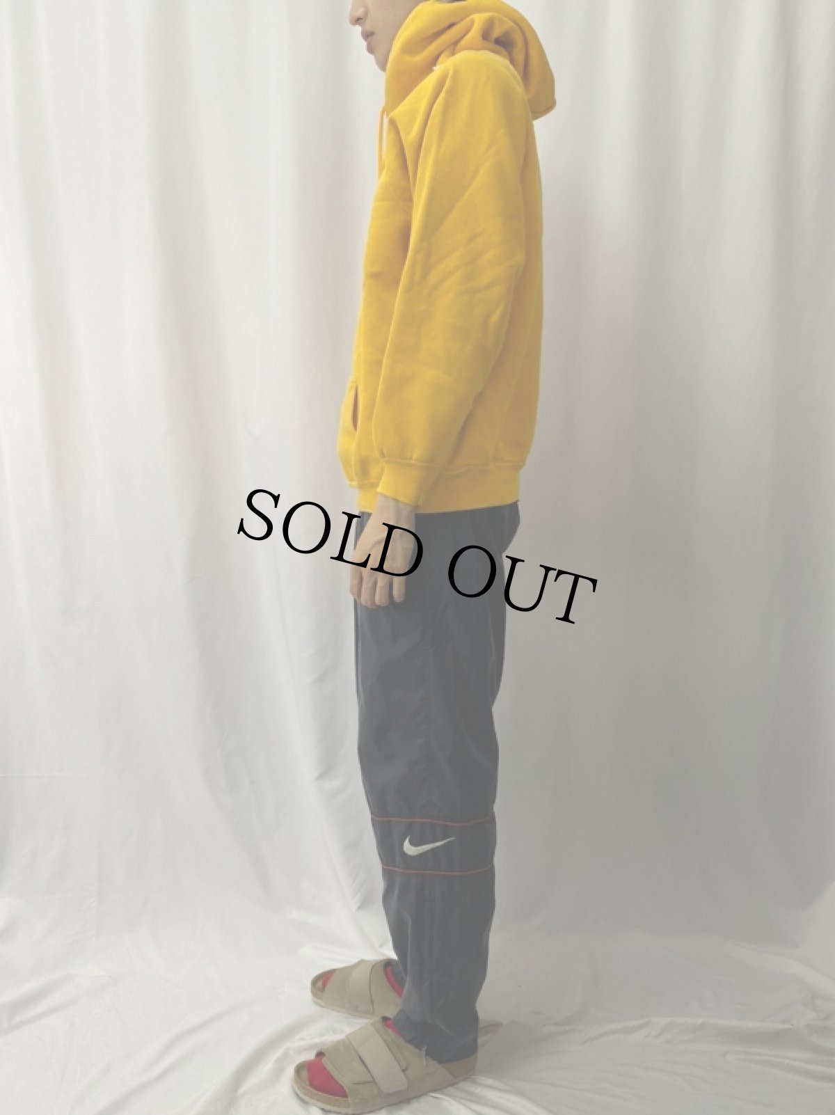 画像3: 80's DISCUS USA製 無地 ラグランスウェットフーディ XL (3)