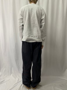 画像4: 90's REVERSE WEAVE TYPE USA製 "NAVY" プリントスウェット L (4)