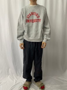 画像2: 90's USA製 REVERSE WEAVE TYPE "STANFORD UNIVERSITY" プリントスウェット XL (2)