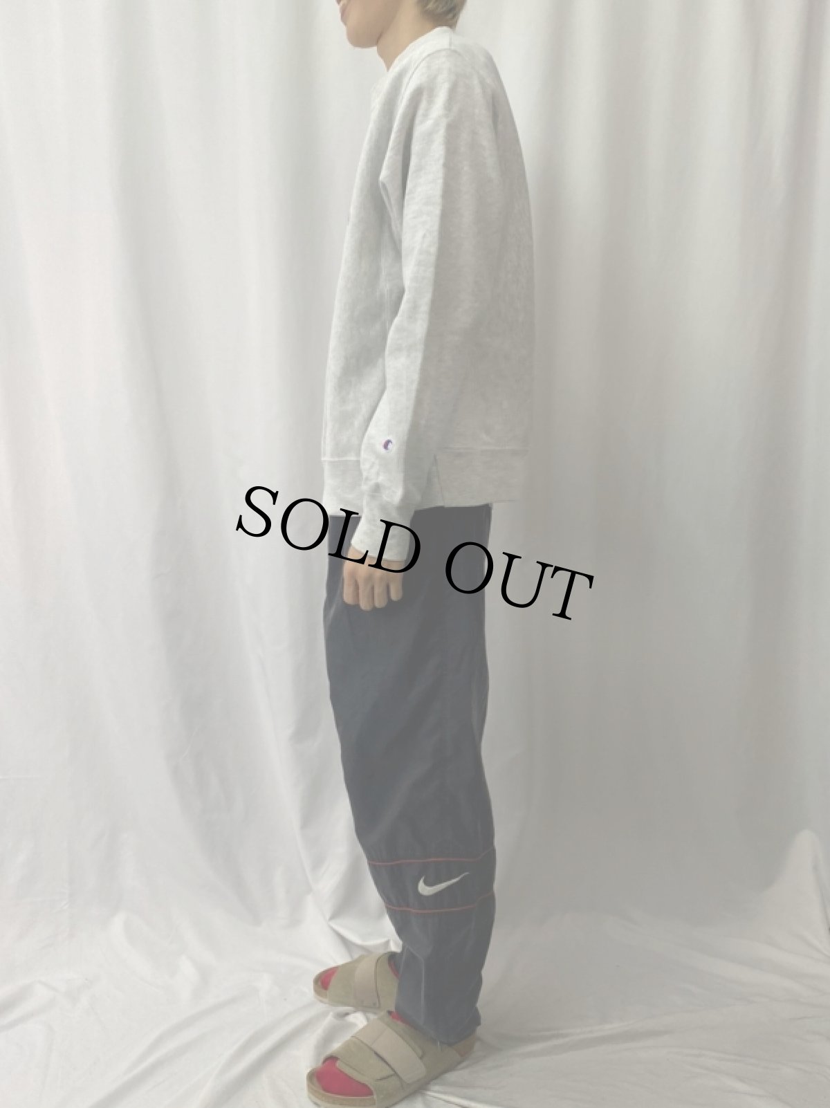 画像3: Champion REVERSE WEAVE "COLUMBIA" プリントスウェット M (3)