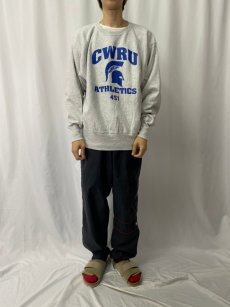 画像2: 2000's Champion REVERSE WEAVE "CWRU ATHLETICS" プリントスウェット XL (2)