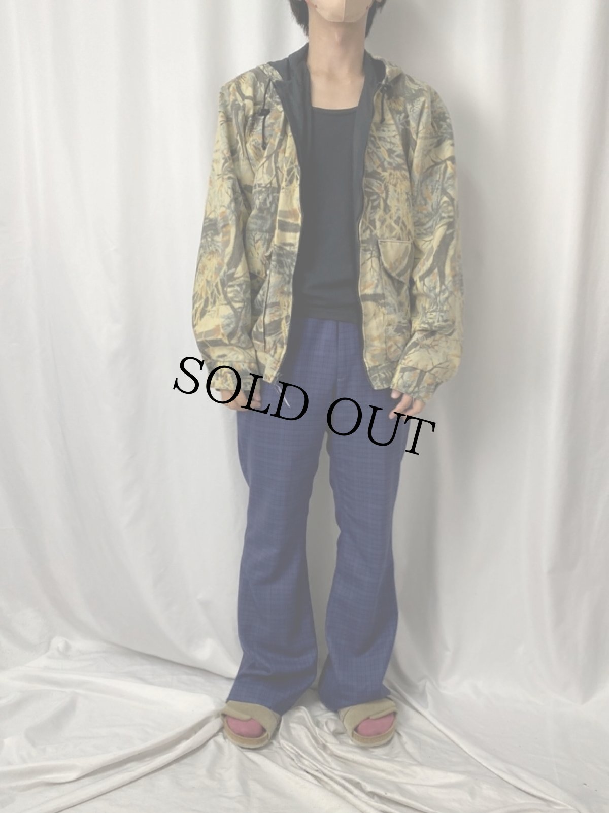 画像2: 90's Everywear West USA製 リアルツリーカモ柄 ハンティングジャケット M (2)