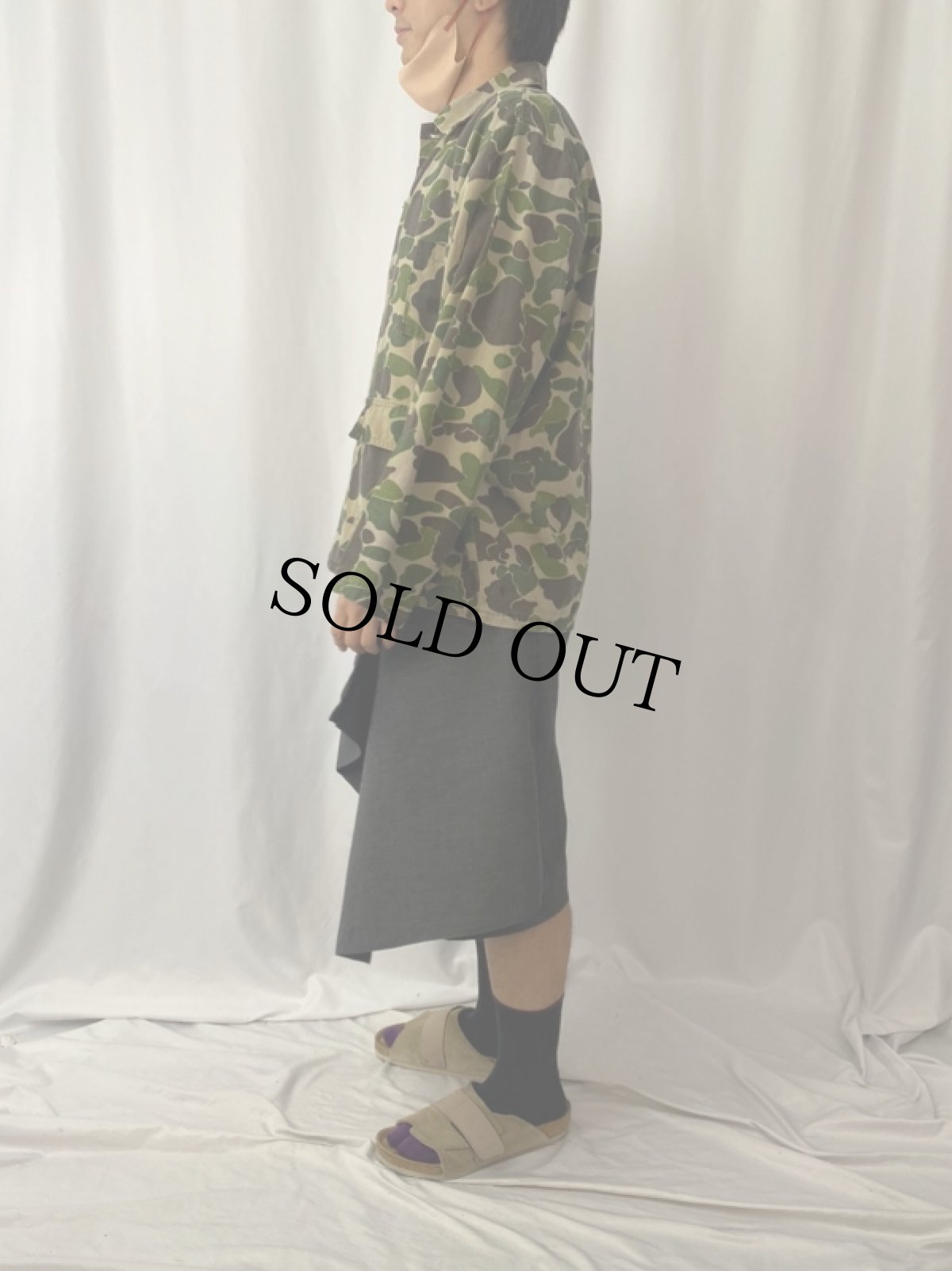 画像3: 70〜80's RANGER ダックハンターカモ柄 ハンティングジャケット L (3)