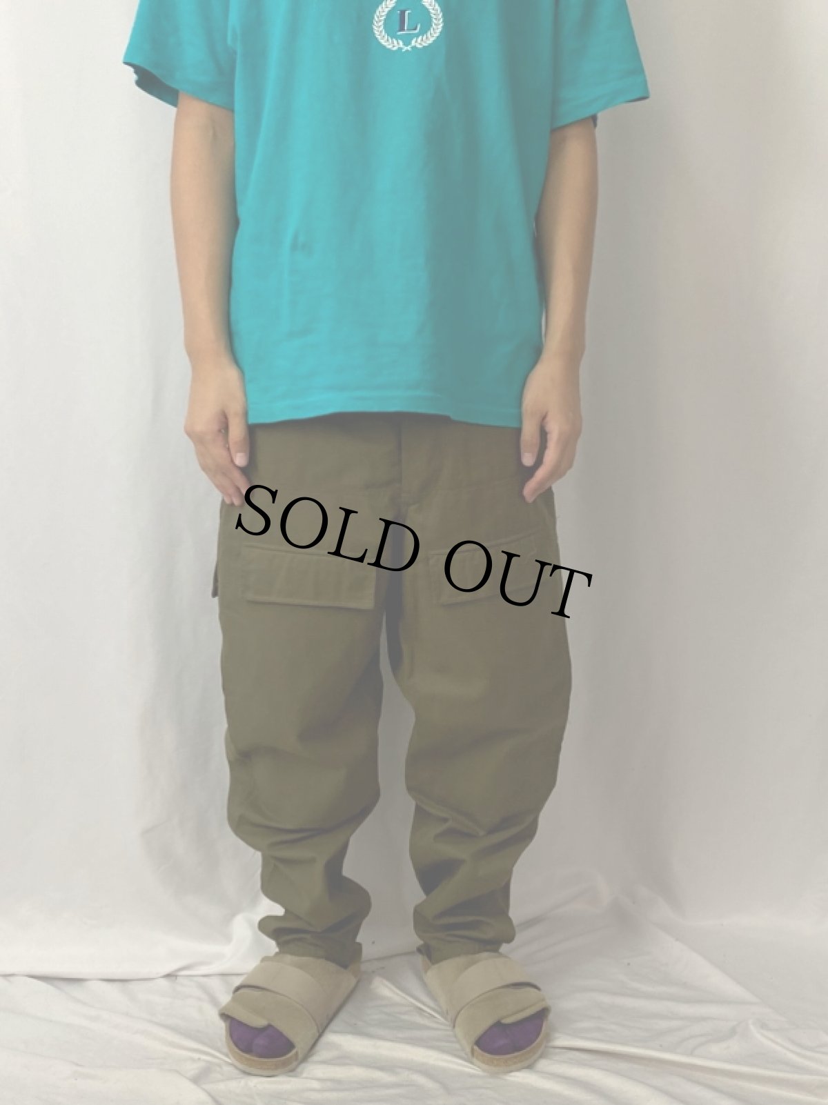 画像2: 80's チェコスロバキア軍 M-85 ダブルニー フィールドパンツ W34 (2)