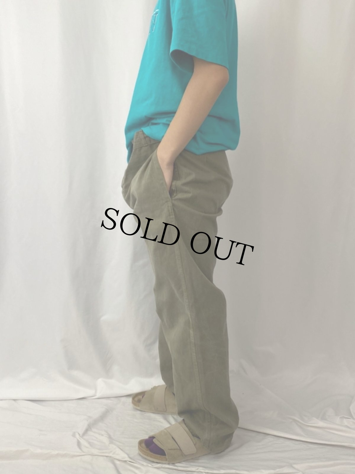 画像3: VINTAGE EURO FRANCE製 ヘリンボーンツイル ワークパンツ W35 (3)