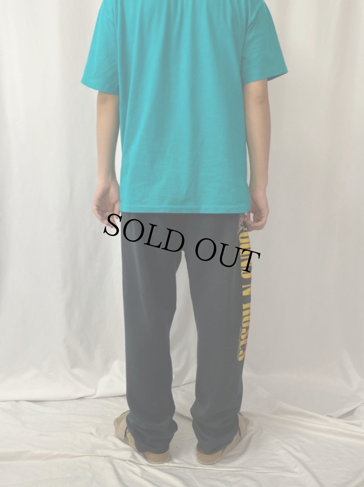 画像4: 90's GUNS N' ROSES ロックバンドスウェットパンツ W20-47 (4)