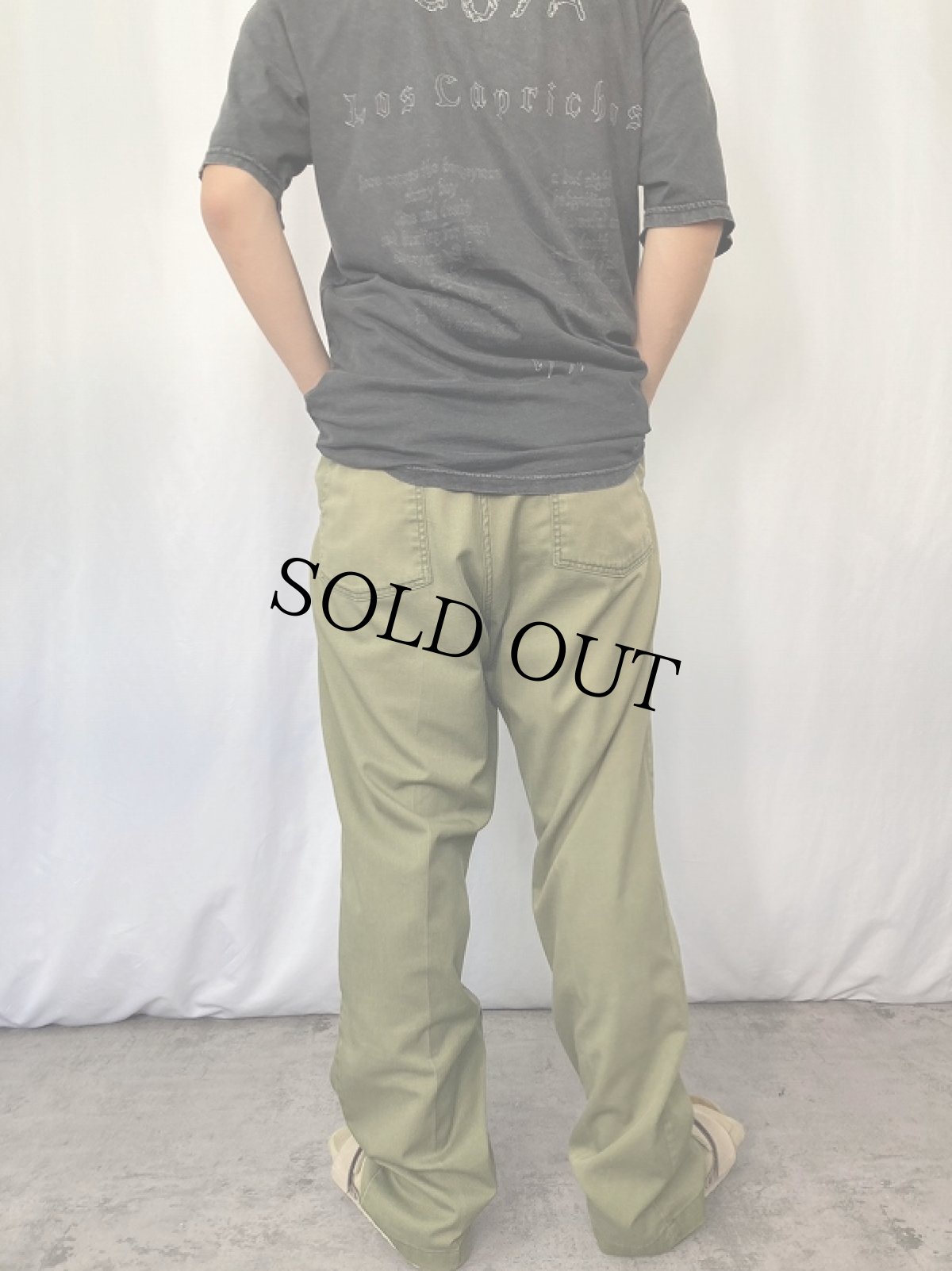 画像3: 70〜80's U.S.ARMY コットン×ポリエステル ベイカーパンツ W34 (3)