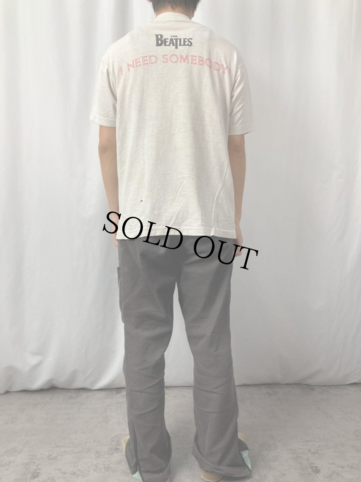 画像3: 90's BEATLES "HELP!" ロックバンドTシャツ (3)