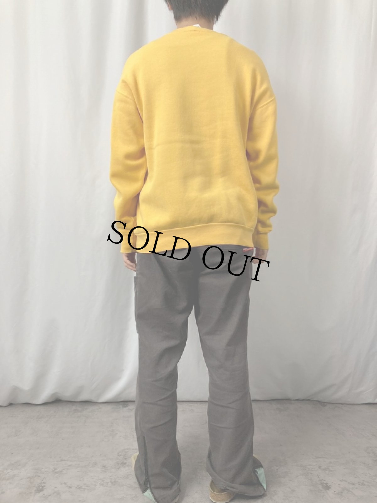 画像3: 90's JANSPORT USA製 "UNIVERSITY OREGON" フロッキープリントスウェット (3)