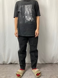 画像2: 90's Levi's 560 USA製 "サルファブラック" ブラックデニムパンツ W30 (2)