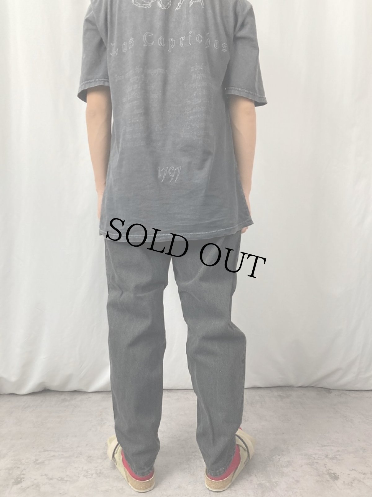 画像3: 90's Levi's 560 USA製 "サルファブラック" ブラックデニムパンツ W30 (3)