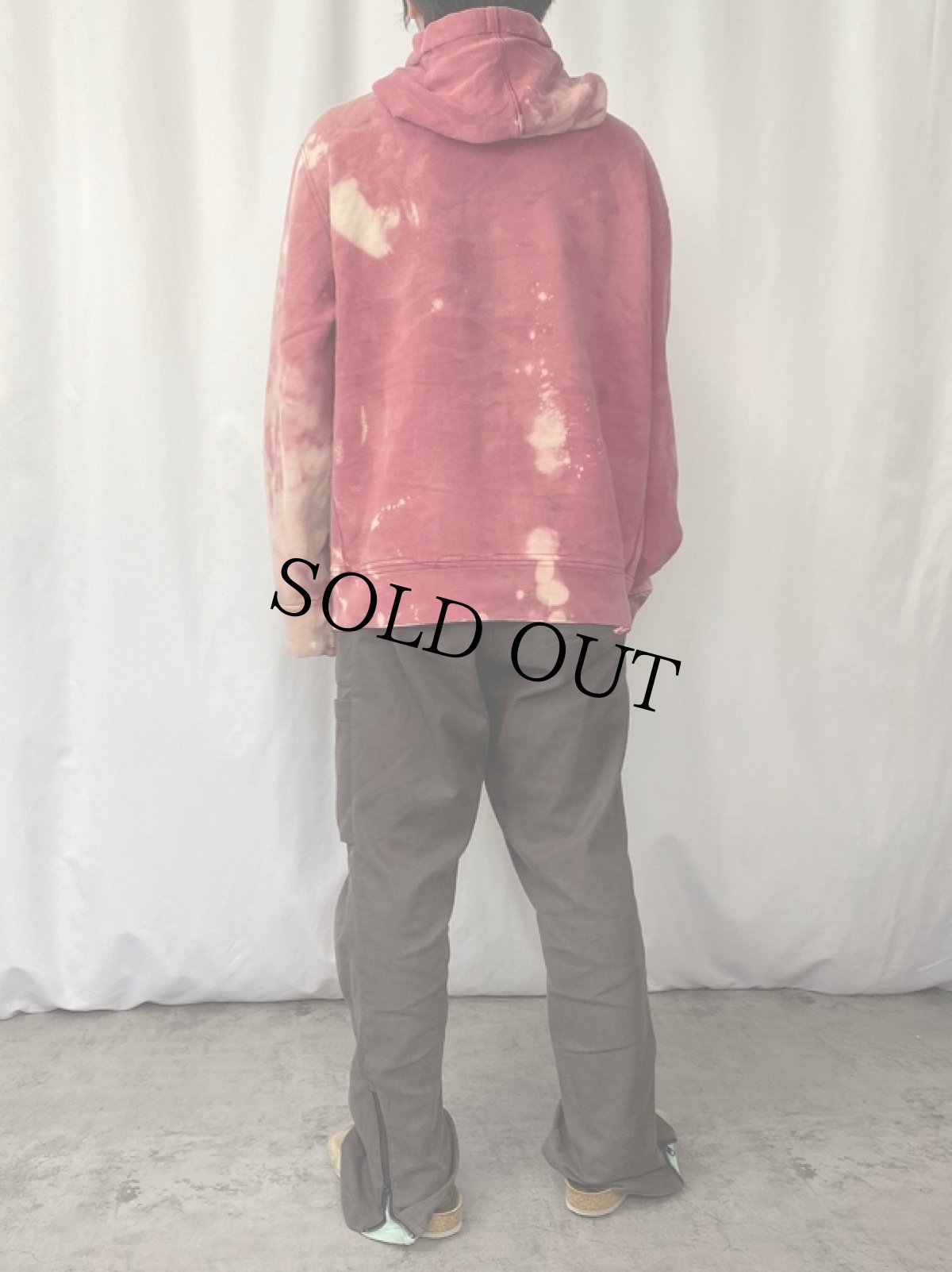 画像3: POLO Ralph Lauren ロゴ刺繍 タイダイ染め スウェットジップパーカー XL (3)