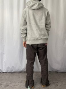 画像3: Champion REVERSE WEAVE ロゴワッペン ハンドペイント スウェットフーディー M (3)