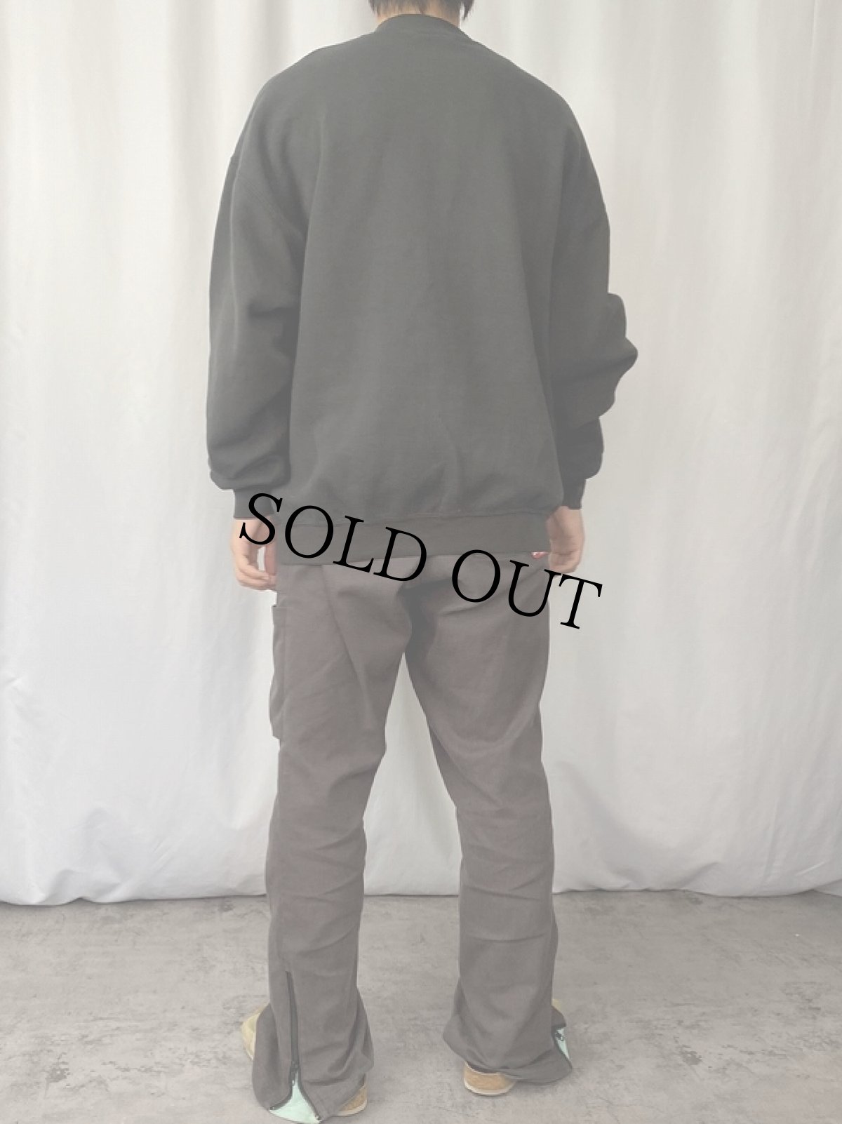 画像3: 90's USA製 魔女プリントスウェット XL (3)