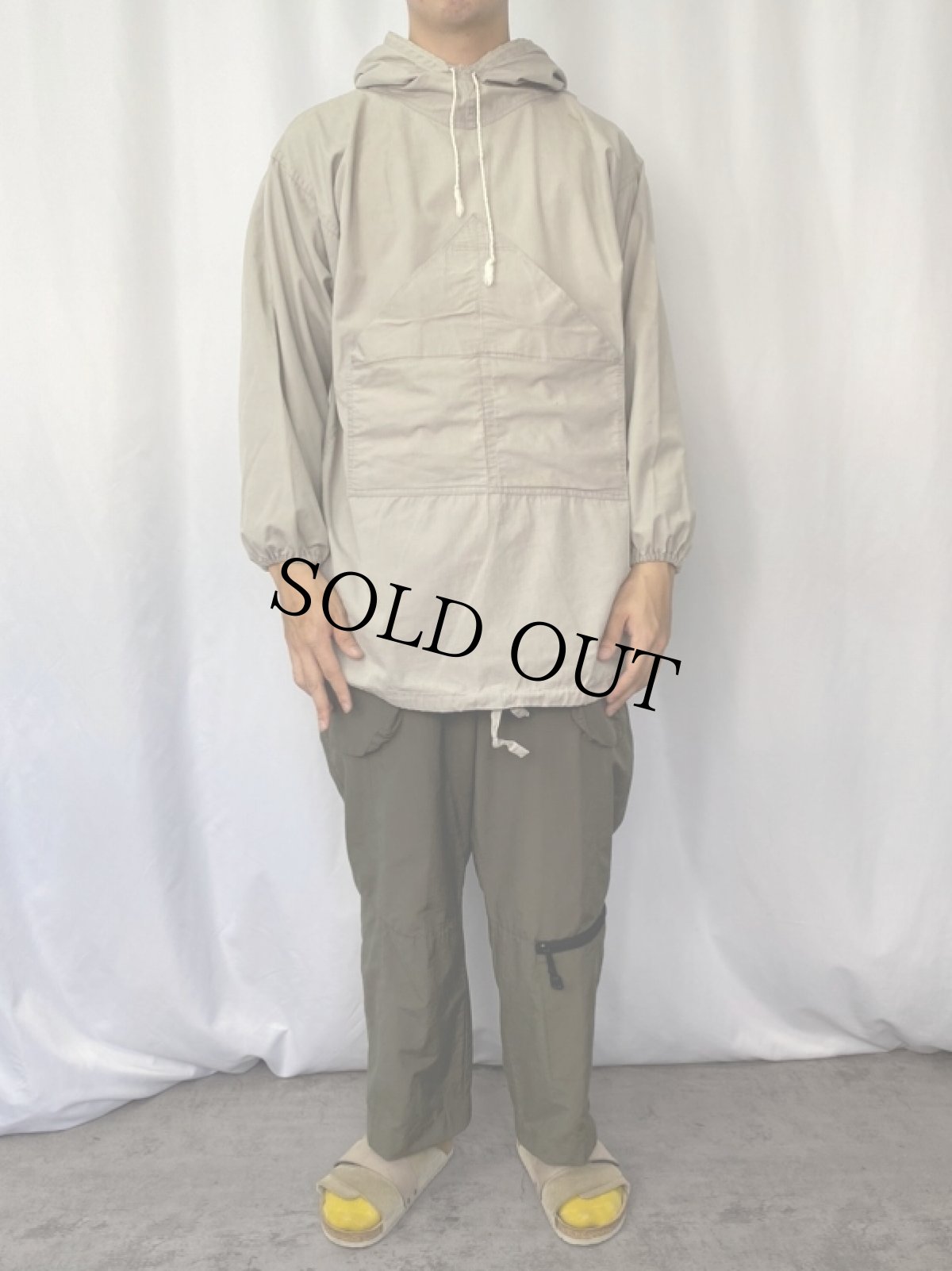 画像2: 40〜50's コットン 山岳スモックパーカー (2)