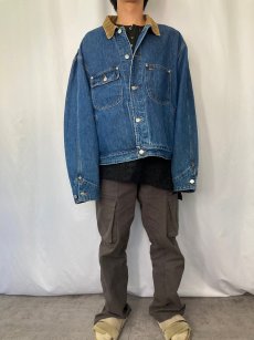 画像2: 90's POLO Ralph Lauren SPORTSMAN USA製 デニムジャケット XXL (2)