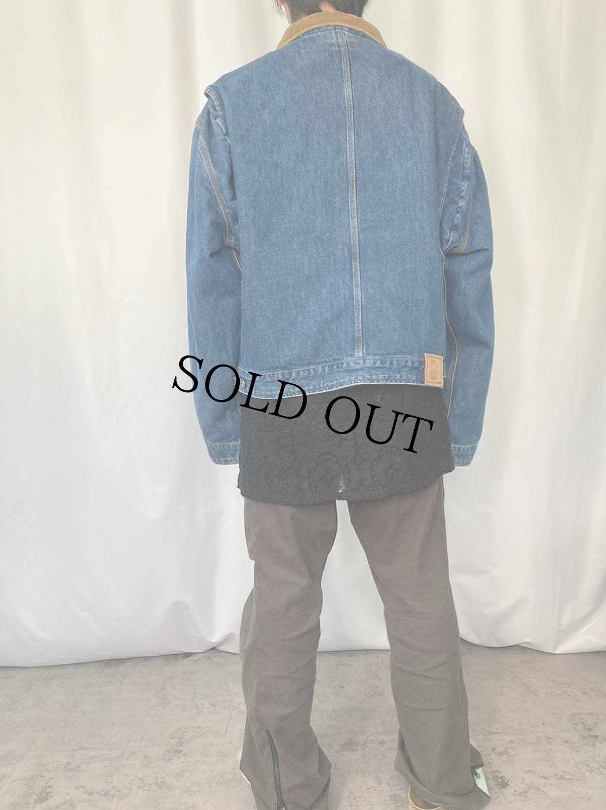 画像3: 90's POLO Ralph Lauren SPORTSMAN USA製 デニムジャケット XXL (3)