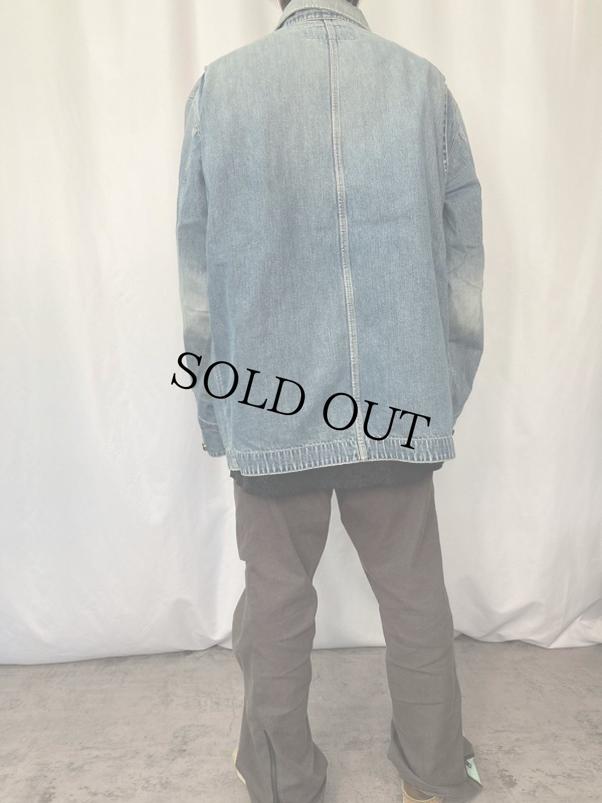 画像3: 90's POLO SPORT Ralph Lauren デニムカバーオール XL (3)