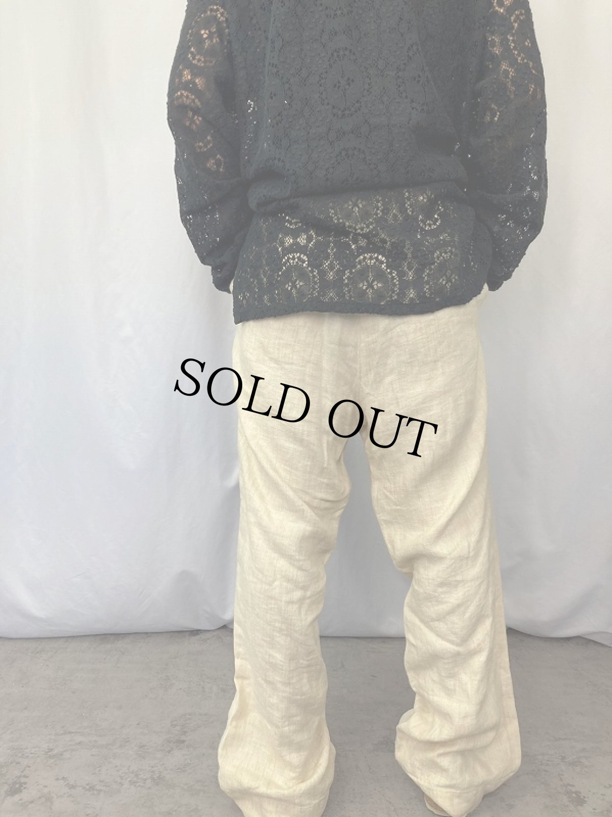 画像3: POLO Ralph Lauren ITALY製 "British Army SAS TYPE" リネンパンツ W28-37 (3)