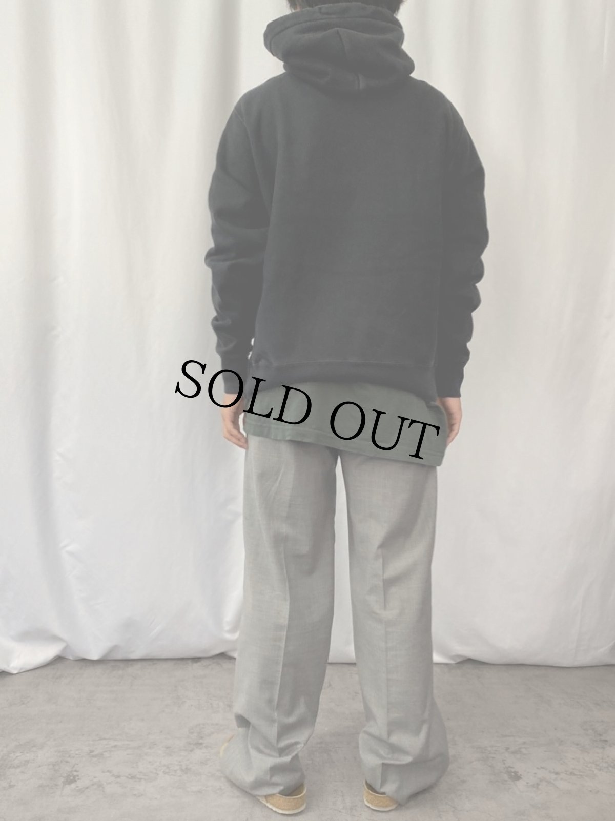 画像3: Champion REVERSE WEAVE ロゴ刺繍 スウェットフーディー M (3)