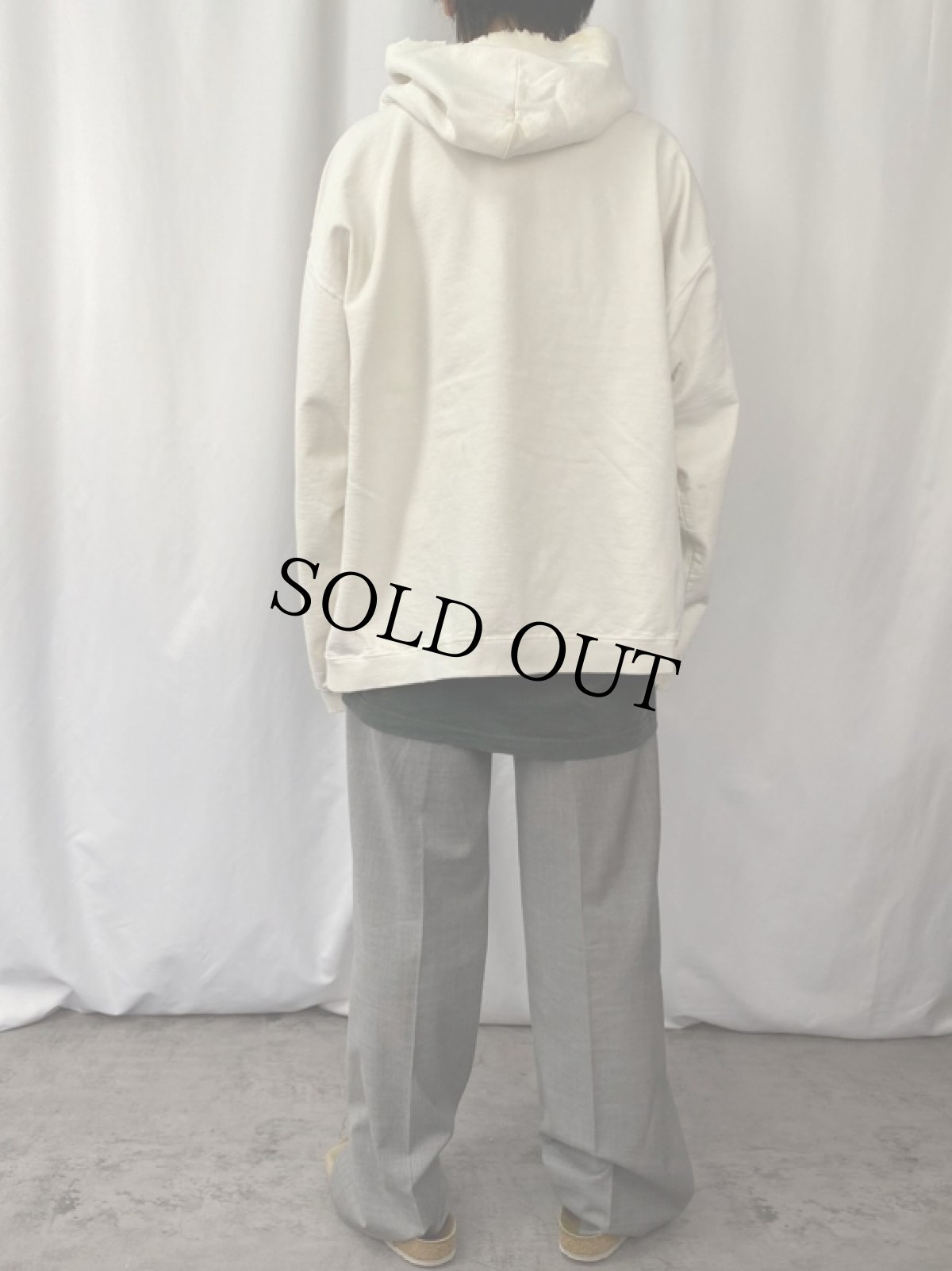 画像3: 90's USA製 "N.C. STATE" プリントスウェットフーディー XXL (3)