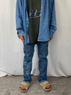 画像2: 2000's Levi's 501 ハンドペイント デニムパンツ W30 (2)