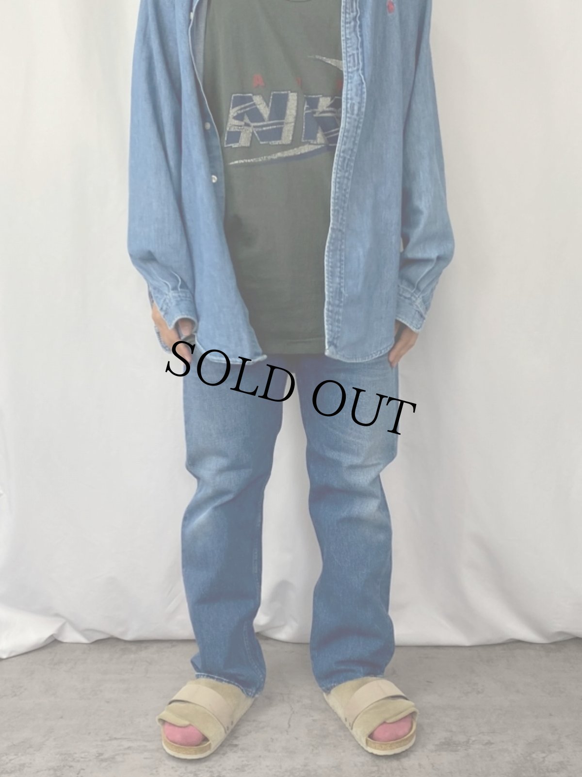 画像2: 90's Levi's 501 USA製 デニムパンツ W33 (2)