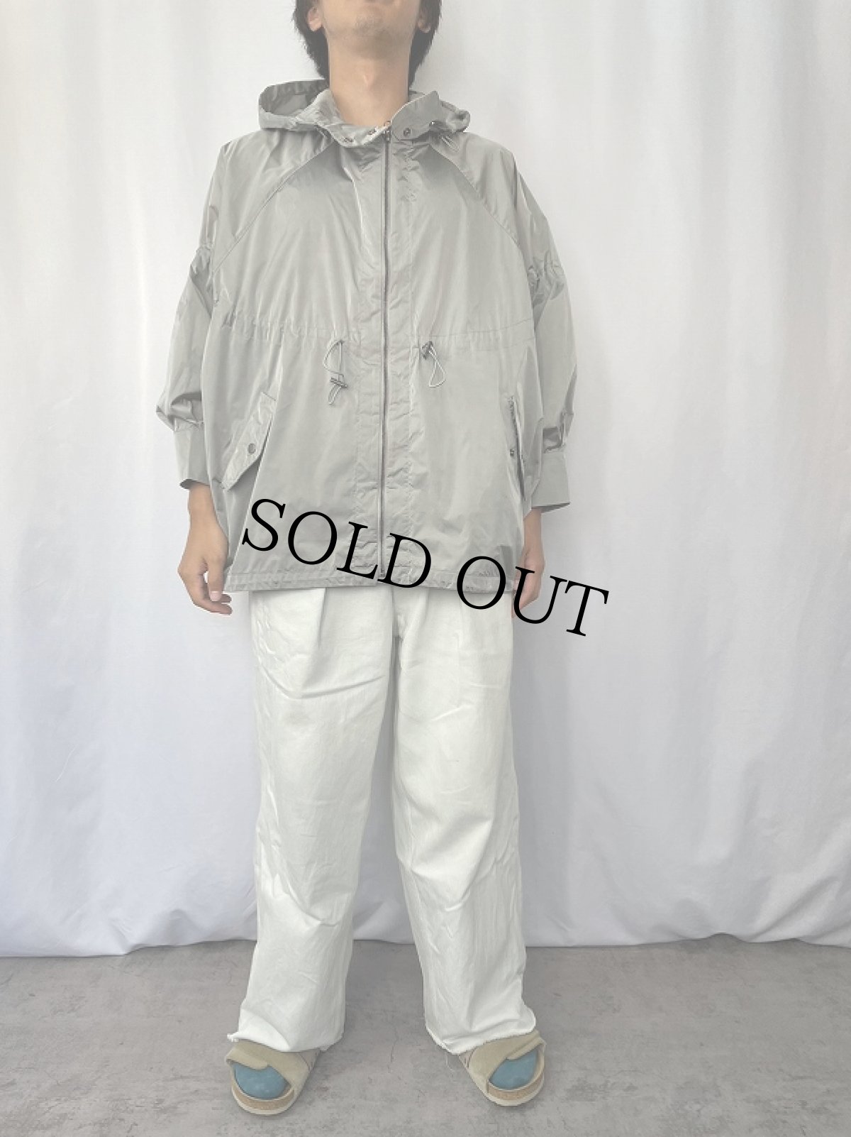 画像2: SISLEY ナイロンジップパーカー SIZE44 (2)