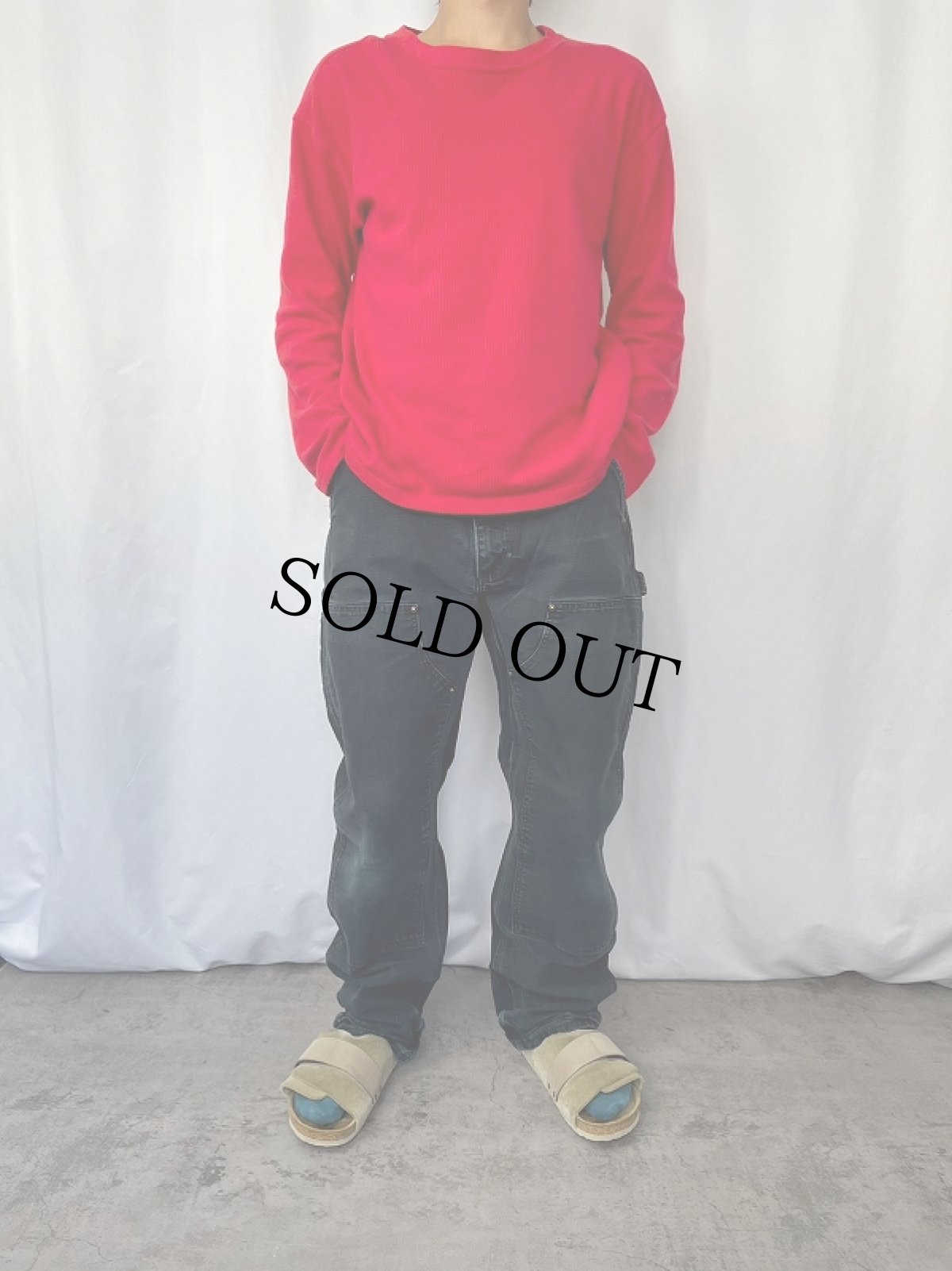 画像2: 90's Carhartt USA製 ダブルニー ダックペインターパンツ W31 (2)