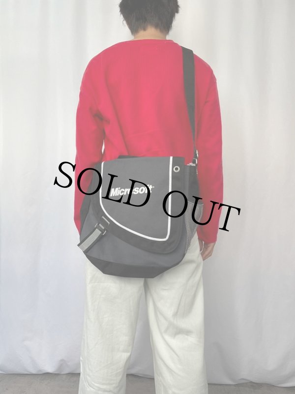 マイクロソフト テック 企業 グレー ショルダーバッグ │ヴィテージ