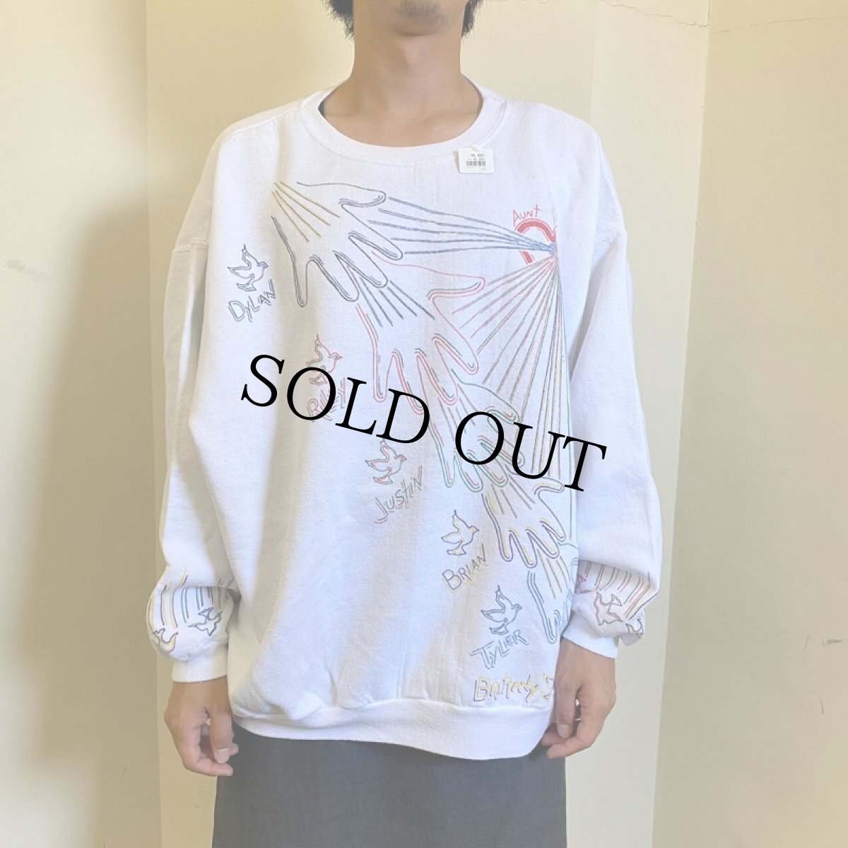 画像2: 90's イラストプリントスウェット (2)