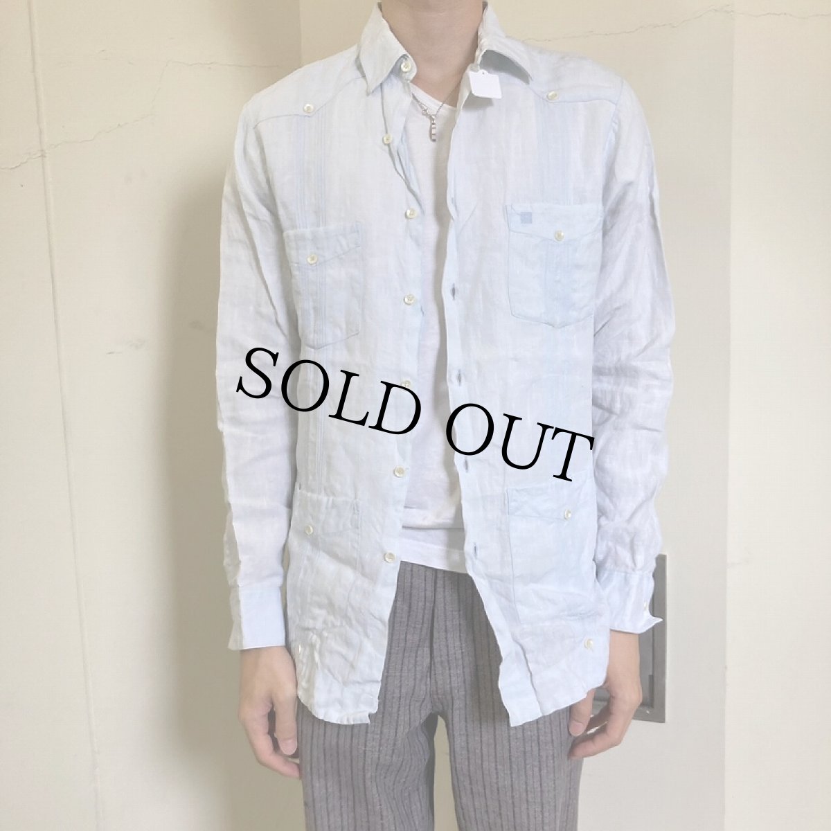 画像2: GIVENCHY 刺繍デザイン キューバシャツ (2)