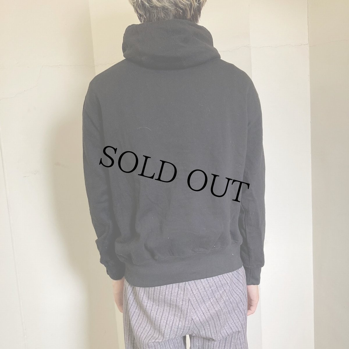 画像3: Billie Eilish "When We All Fall Asleep, Where Do We Go?" ミュージシャンフォトプリントスウェットフーディー M (3)