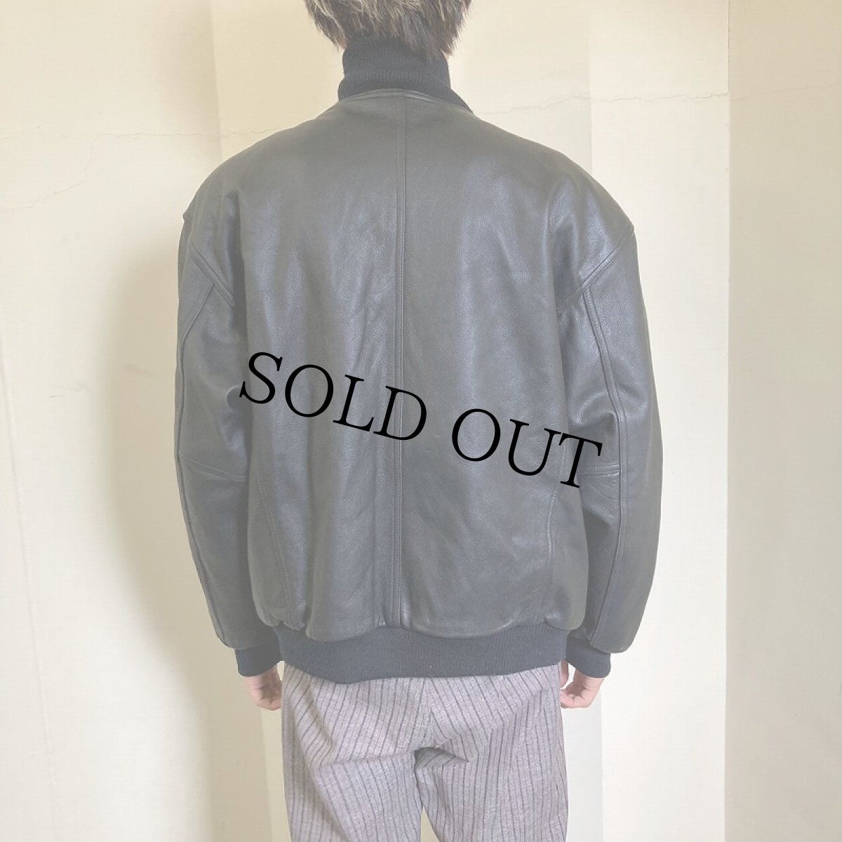 画像3: ROUNDTREE & YORKE レザージャケット L (3)