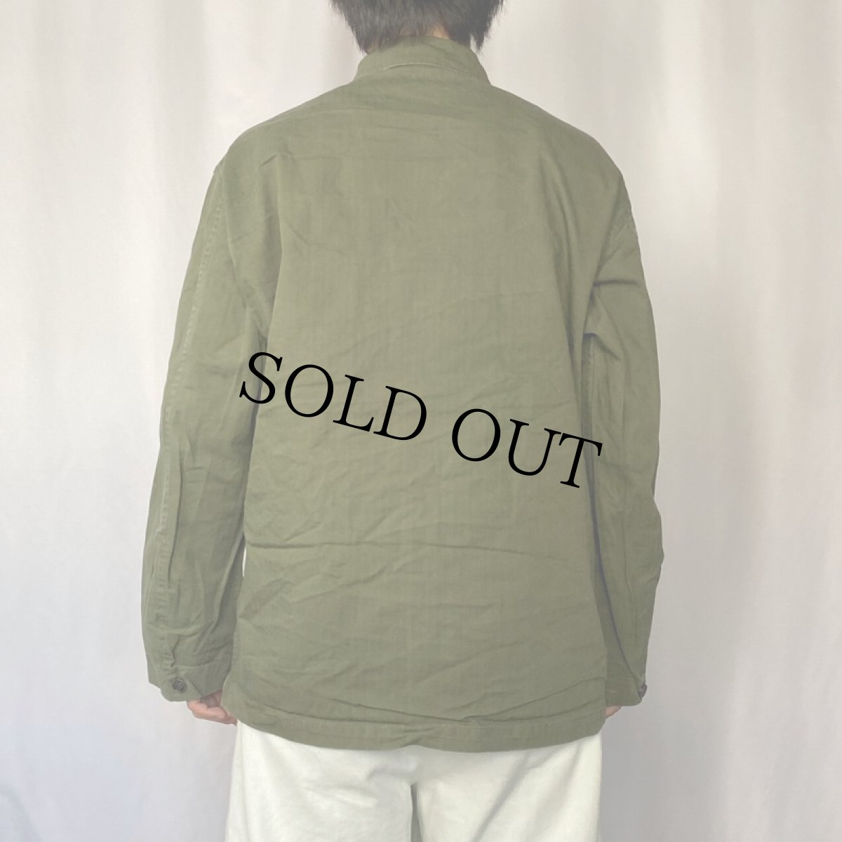 画像3: 40's U.S.ARMY 13スター M-43 HBTジャケット 40R (3)