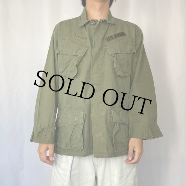 ジャングルファティーグジャケット　ミリタリージャケット S-SHORT 実物 60's US ARMY 1st Jungle Fatigue Military Jacket SMALL-SHORT