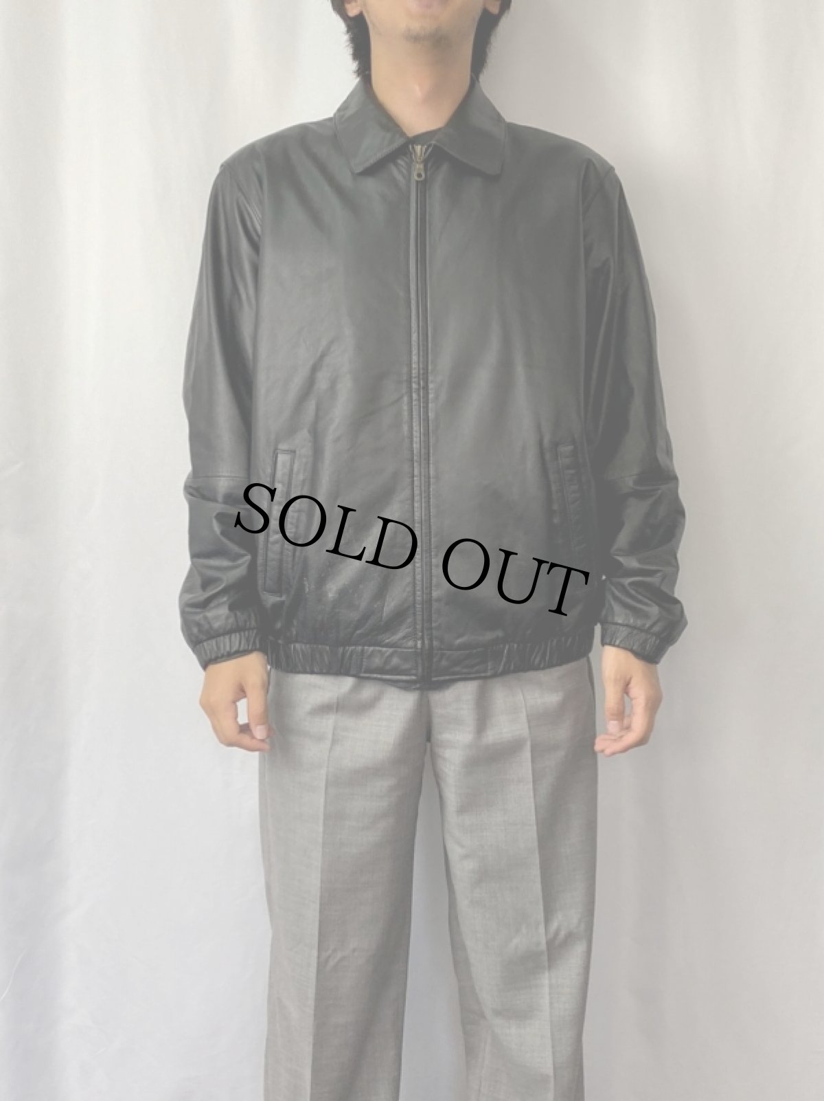 画像2: 90's〜 Preston & York レザージャケット M (2)