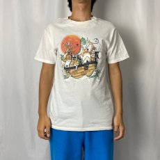 画像2: ジブリ 映画キャラクタープリントTシャツ M (2)