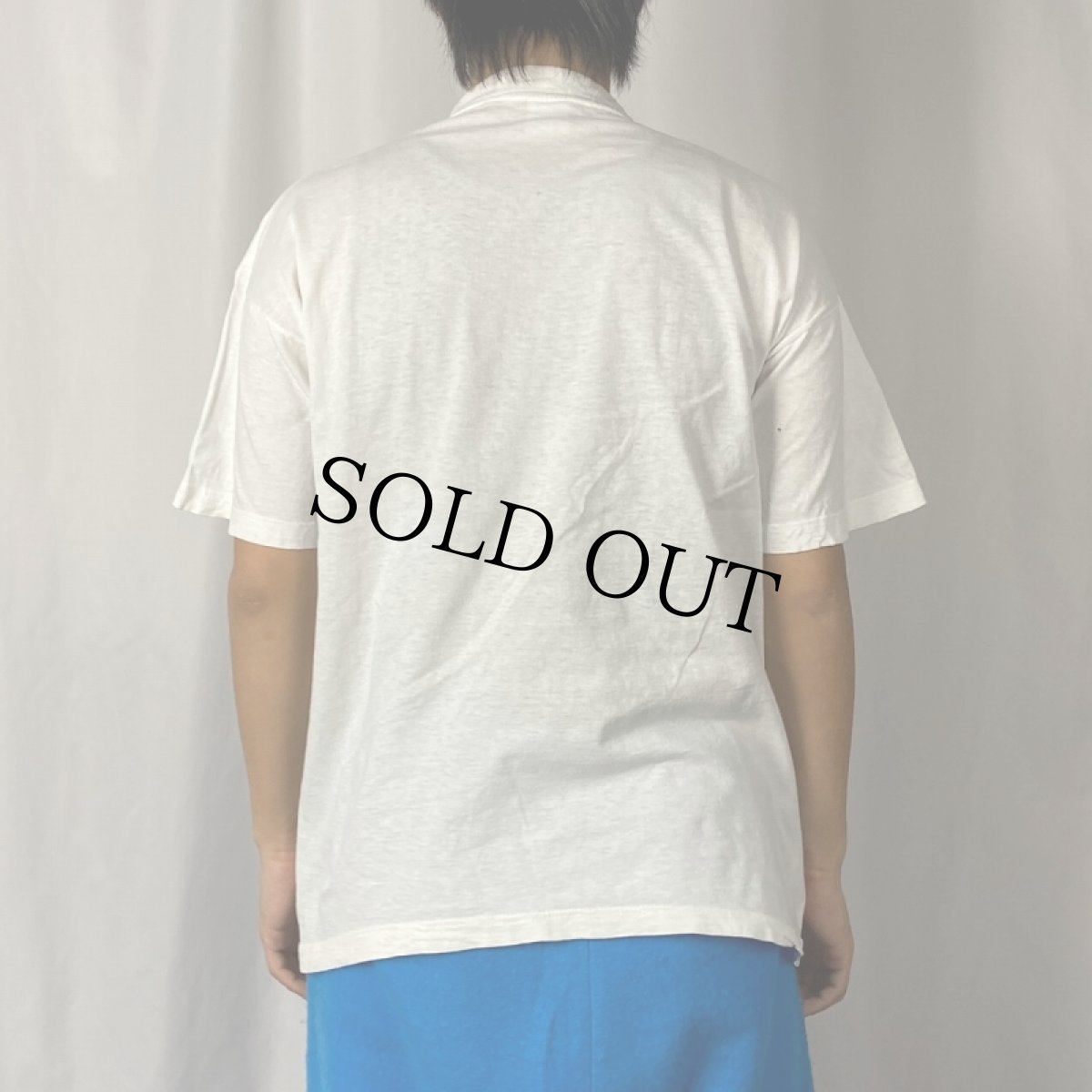 画像3: 90's Peter Pan "seconda stella a destra" キャラクタープリントTシャツ L (3)