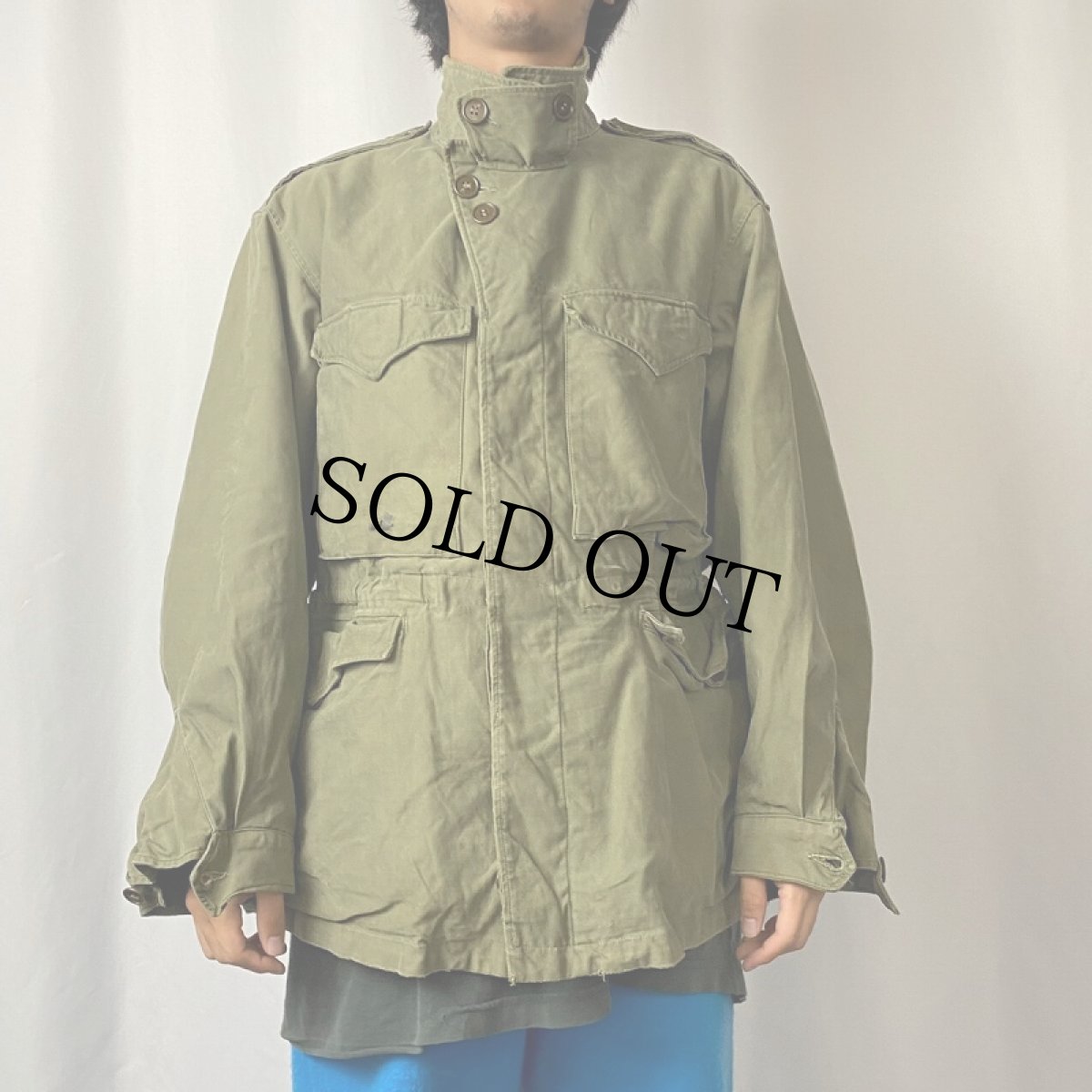 画像2: 40's U.S.ARMY M-43 フィールドジャケット (2)