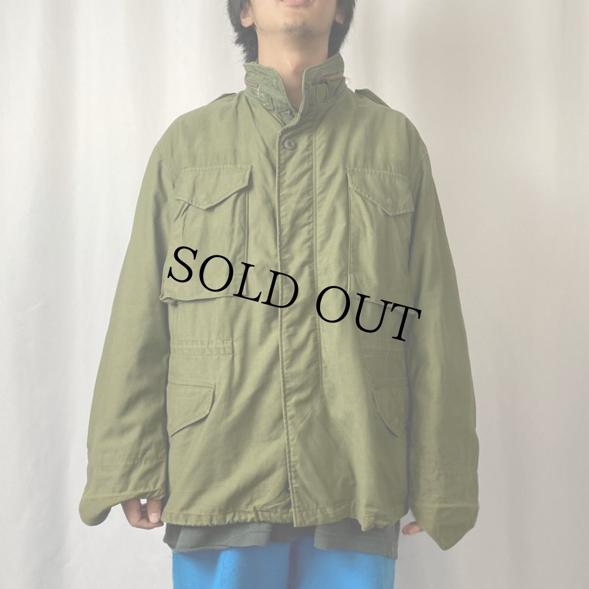 画像2: 80's U.S.MILITARY M-65 フィールドジャケット 3rd MEDIUM-SHORT (2)
