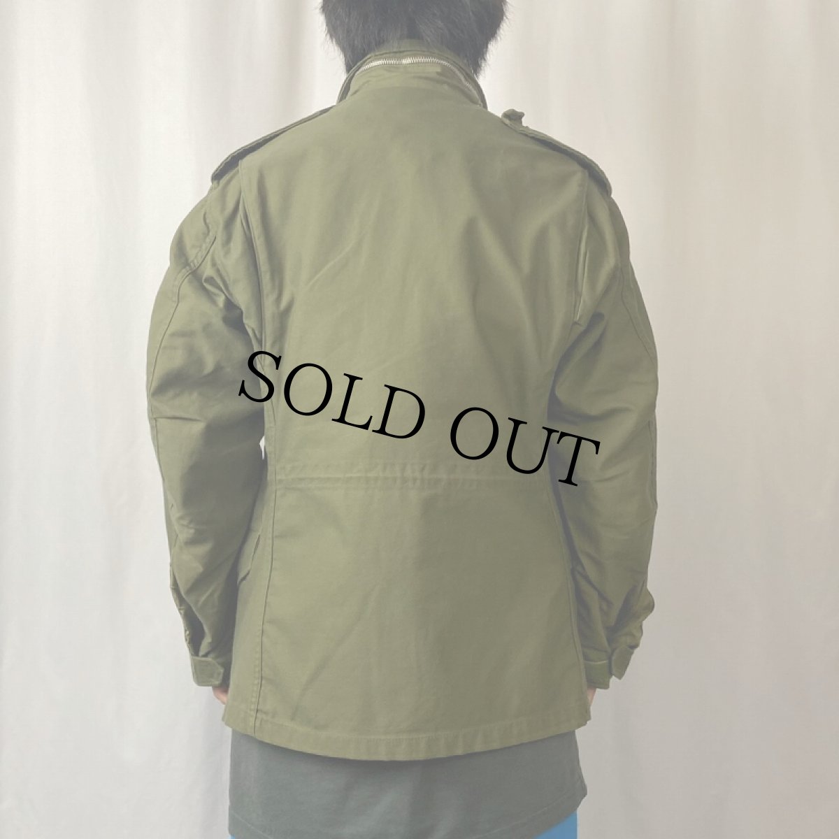 画像3: 60's U.S.MILITARY M-65 フィールドジャケット 2nd SMALL-SHORT (3)