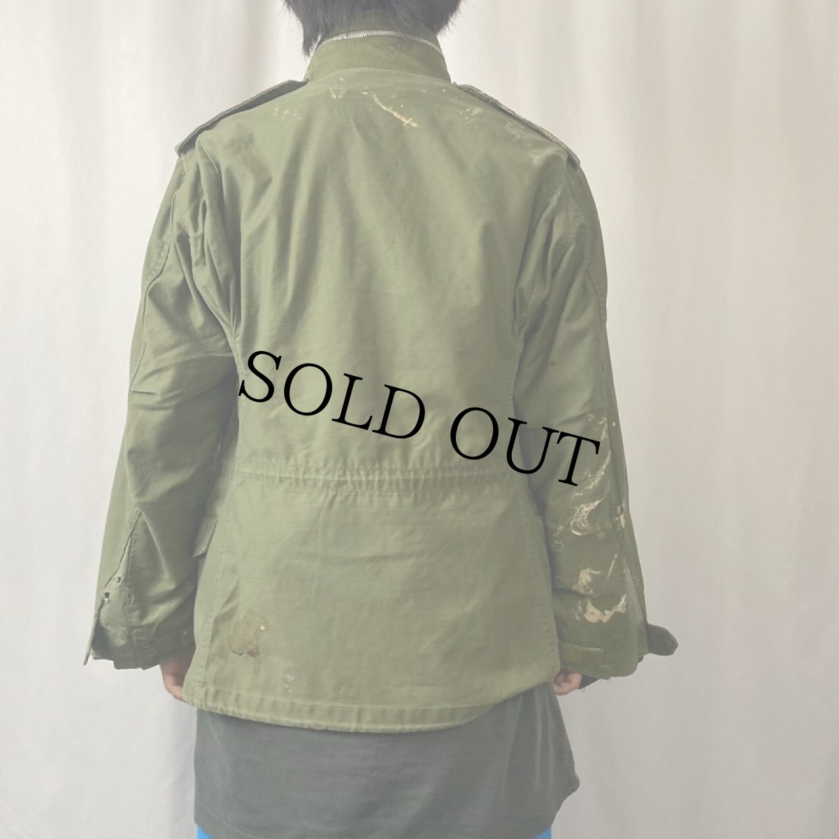 画像3: 60's U.S.MILITARY M-65 フィールドジャケット 2nd SMALL-SHORT (3)